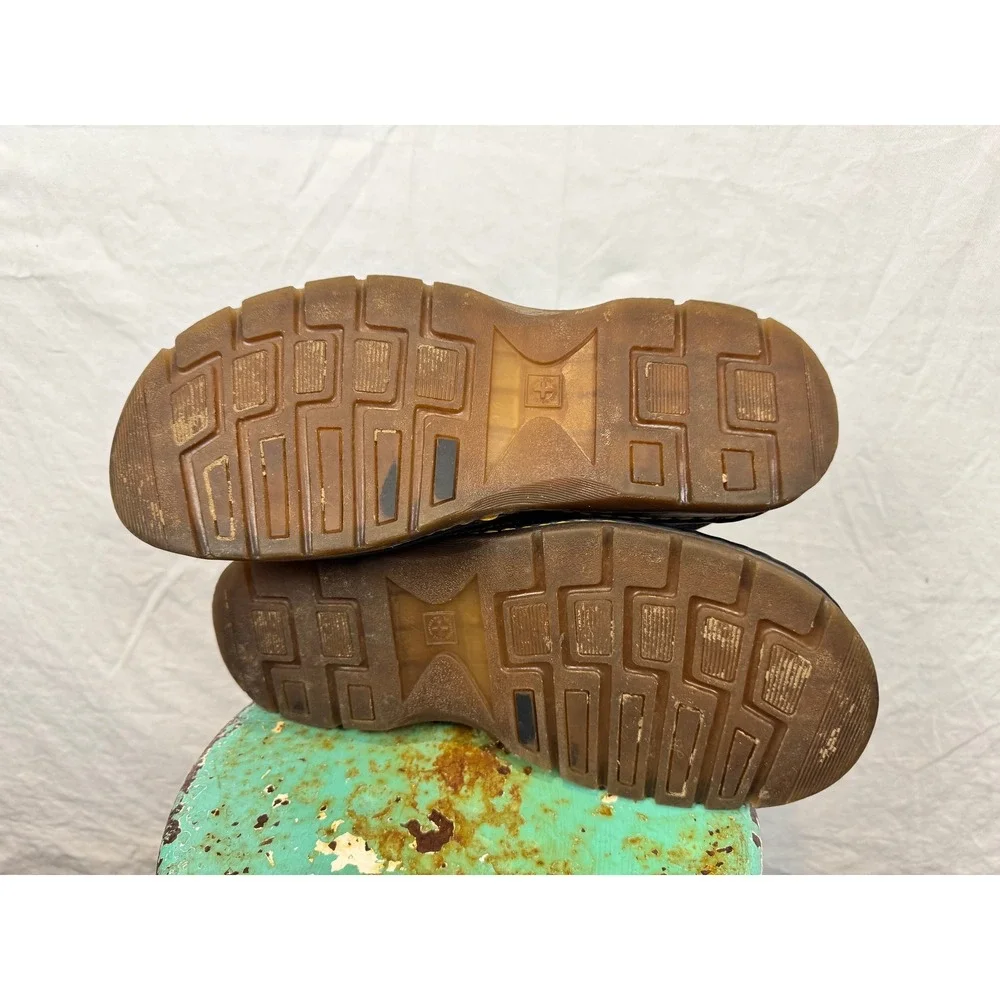 Dr Martens Mens Brown Leather Slip On Loafers Shoes Size 11M AW004 Thailand‎